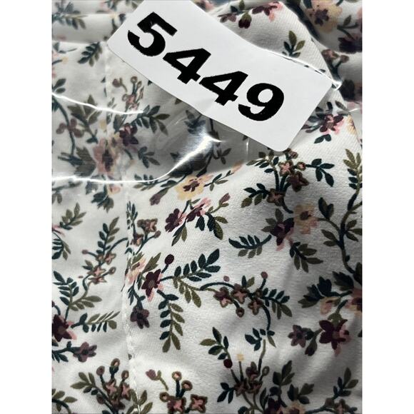 Express Slim Performance Shirt Mens Medium Floral Collared Button Up Stretch - Picture 12 of 12